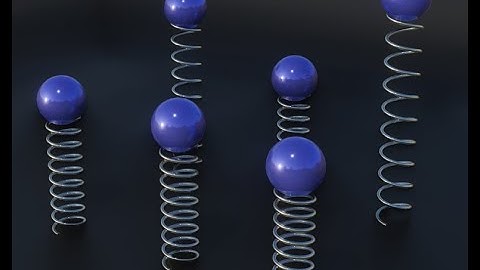 SDOF free vibration sim in Blender 3.4 geo nodes. Part 1a: Exact sol’n. V. 3.6 update on my channel!