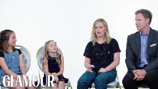 Will Ferrell and Amy Poehler Interviewed by Kids | Glamour