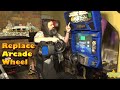 Rush 2049 Arcade Steering Wheel Replacement