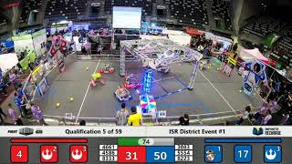 Qualification 5 - 2020 ISR District Event #1