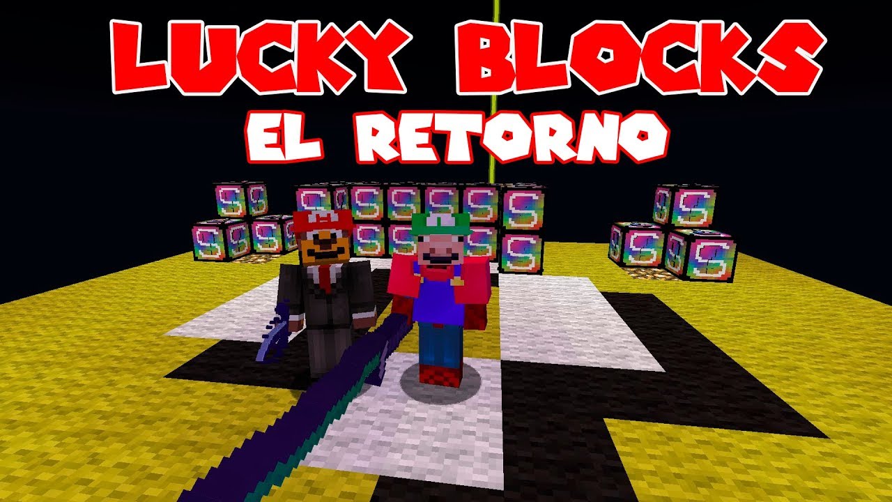 VUELVEN LOS LUCKY BLOCKS! | CON EXO | MINECRAFT videojuegos ps4
