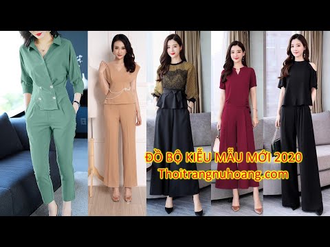 Đồ Bộ Quần Ống Rộng Dài kiểu đẹp cao cấp 2020 - Top 19 mẫu đồ bộ ống rộng nên sở hữu