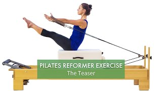 The Teaser Pilates Reformer Exercise with Sarah Bertucelli