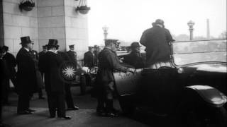 Delegates of Disarmament Conference arrive in Washington DC, United States. HD Stock Footage