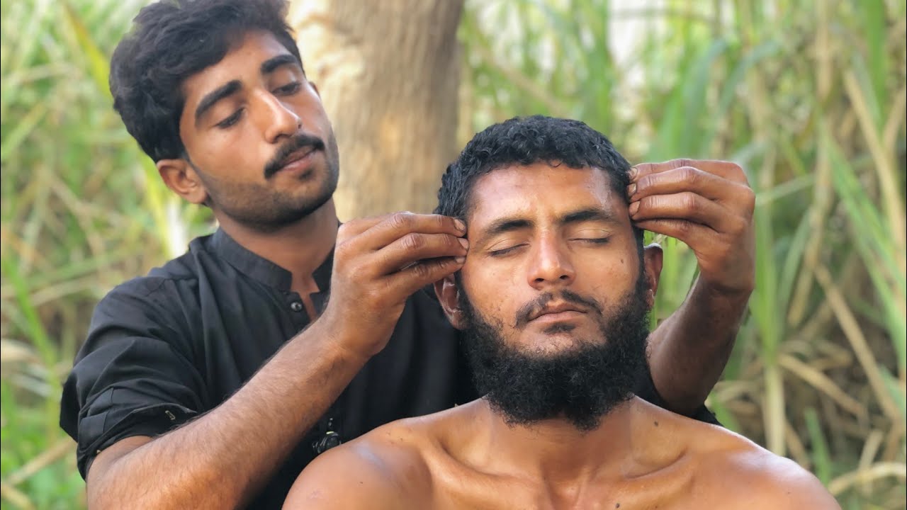 The Most Relaxing Oil Head Massage ASMR