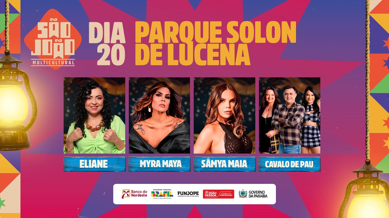 São João de João Pessoa - Eliane, Myra Maya, Sâmya Maia, Cavalo de Pau