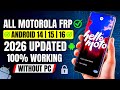 Motorola Google Account Verification Fix 2026 | Android 14, 15, 16 | No PC | Latest Method 