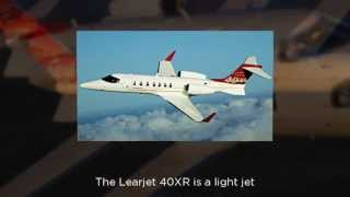 Learjet 40XR video from JetOptions Private Jets