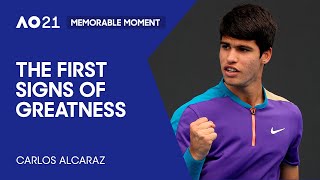 17-Year-Old Carlos Alcaraz Wins Stunning Rally!