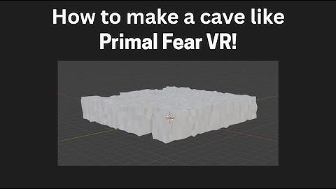How to make a cave like Primal Fear! | Blender Tutorial