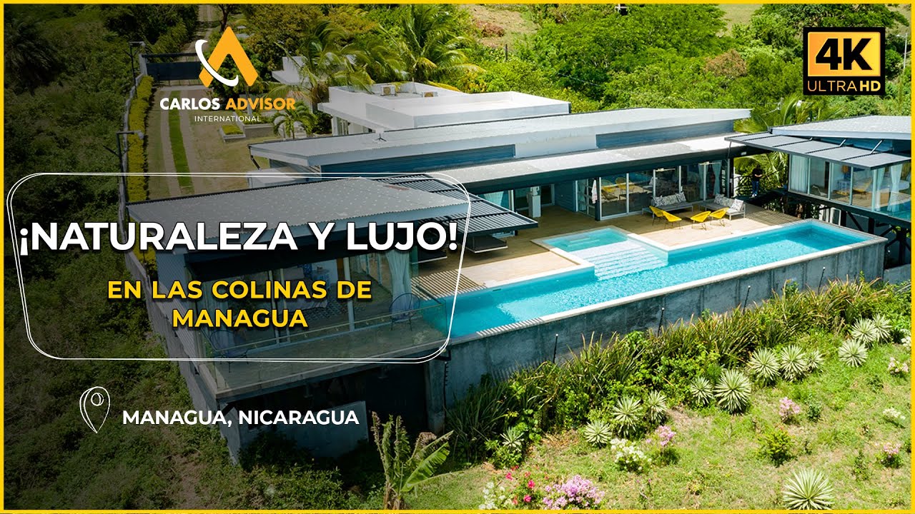 🌟¡Increíble Propiedad en Nicaragua! Diseño Industrial + Naturaleza y Lujo en las colinas de Managua