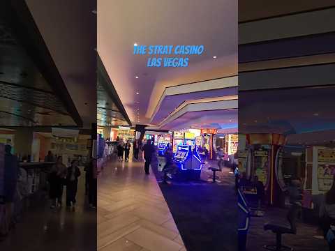 Walking through the Strat casino in Las Vegas 2.23.25