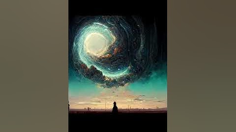 Asking an Ai what the edge of the universe looks like #shorts #ai #aiart #midjourney