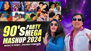 90&#39;S Party Mega Mashup 2024 | VDj Jakaria | Best Bollywood Dance Songs