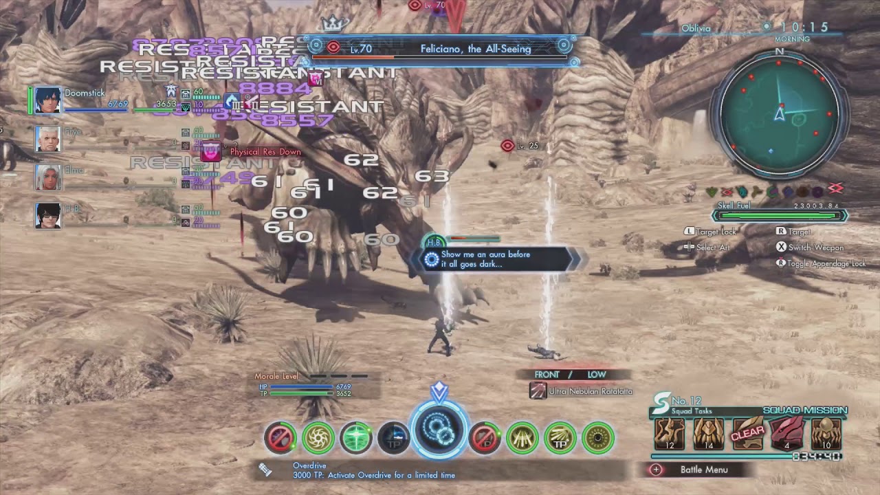 [Xenoblade Chronicles X] So.... still enjoying that Spike damage, Feliciano?
