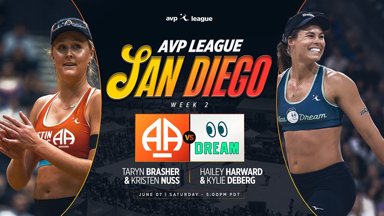 AVP LEAGUE WEEK 2 - San Diego, CA | Dallas Dream vs Austin Aces – Women ...