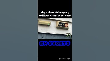 Why is there 2 Emergency Bulkhead Lights in one spot? (22/11/2023)