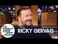 Ricky Gervais Reacts to a Dance Track That Loops His Laughter