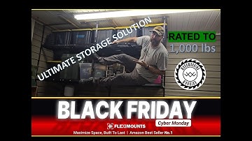ULTIMATE Storage Solution - FLEXIMOUNTS Garage Ceiling Rack