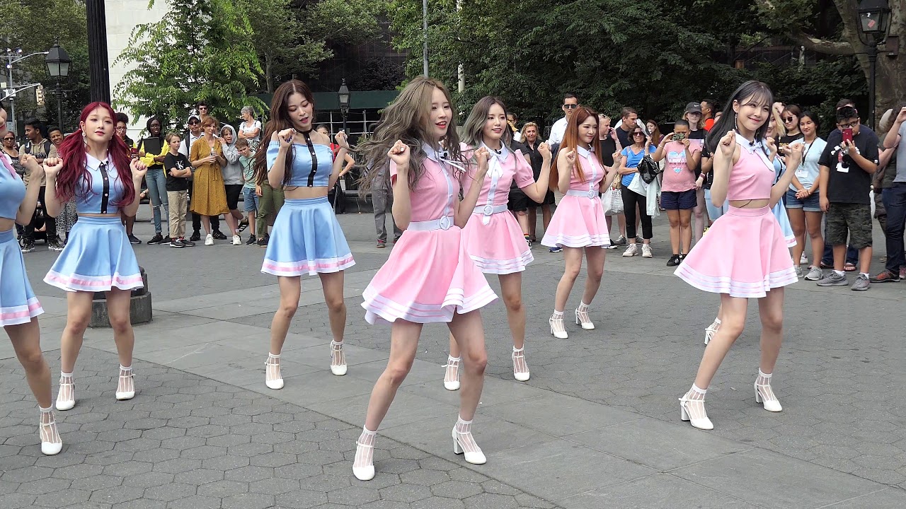 190708 fromis_9(프로미스나인) - Love Bomb Washington Square Flash Mob (Take 2)
