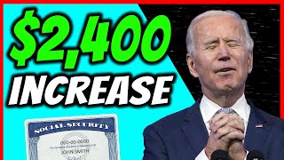 Social Security Increase | $2,400 Per Year | Senators Propose New Bill