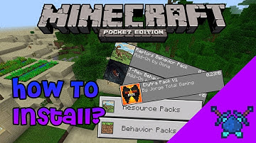 How To Install Maps, Addon, and Resource Packs - Minecraft PE (Pocket Edition)