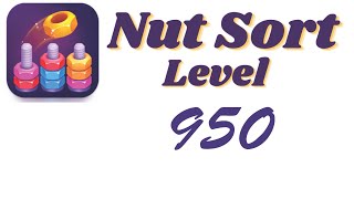 Nut Sort Level 950 Walkthrough | Nuts — Color Sort 950 solution