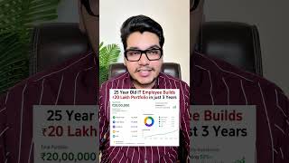 25 Year Old IT Employee Builds ₹20 Lakh Portfolio in 3 Years With 50%+ Monthly Investing Discipline