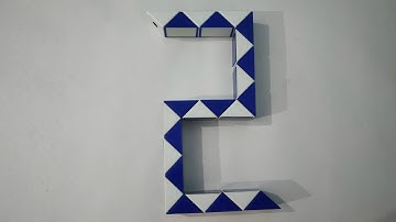 How to make Number 2 with Snake Cube