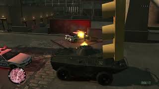 Grand Theft Auto IV The Lost And Damned Johnny's APC Tank Rampage + Six Star Escape