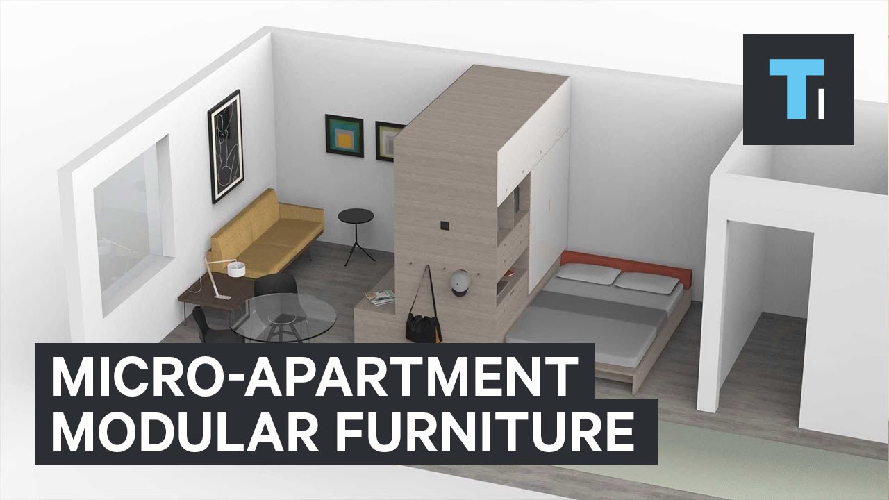 Micro Apartment Modular Furniture Youtube