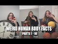 ONLYJAYUS "Weird Human Body Facts'" Parts 1-10 Tik Tok