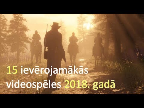 15 ievērojamākās videospēles 2018. gadā