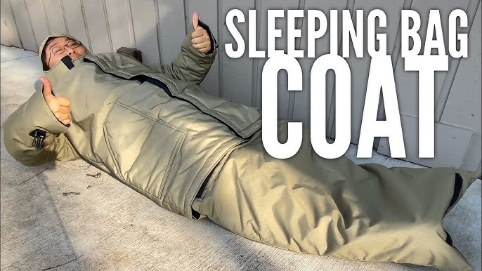 DIY Sleeping bag into a coat 