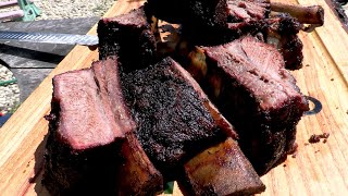 Melt in Your Mouth Smoked Beef Ribs by Simple Man’s BBQ 749 views 2 years ago 4 minutes, 47 seconds
