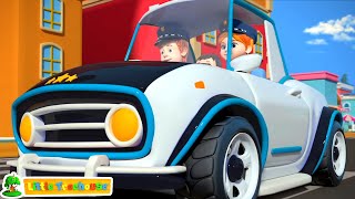 Wheels On The Police Car, Nursery Rhyme and Vehicle Song for Kids