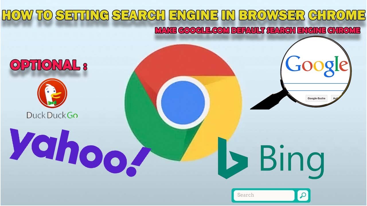 make google search engine chrome