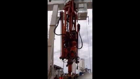 Vernia Shaft Drilling Rig  207 " shaft sinking and rise drilling"  at work