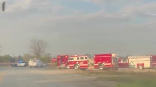 VIDEO: Road blocked off leading to HAZMAT situation at Spartanburg County chemical plant