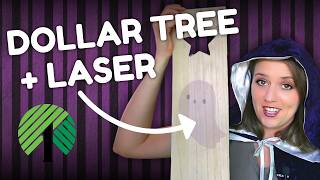 Transforming Dollar Tree Items into Halloween Laser Crafts