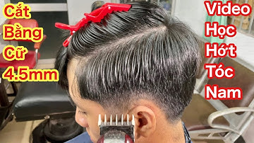 Cắt Bằng Cữ 4.5mm , Chia Sẻ Cách Cắt Tóc Chân Phương Nhanh Đơn Giản NTN. VULEE