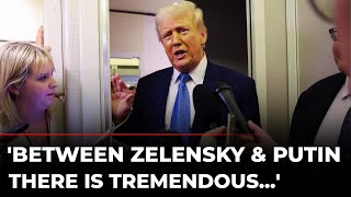 US News LIVE: Trump’s Shock Remark on Zelensky & Putin | Trump's Mid-Air Bombshell During Flight