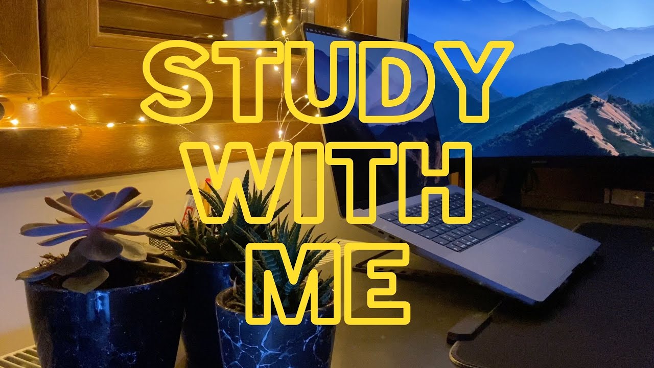 STUDY WITH ME - NO BREAK FOR 60 MINUTES - LATE NIGHT SESSION - YouTube