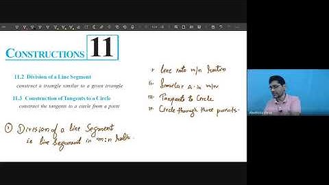 11:01 Construction Class 10th, Divide Line Segment, Construct tangents, Construct similar triangle