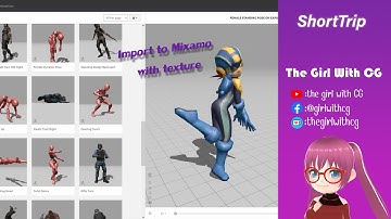 มาดูวิธีการ Import โมเดลตัวละครเข้าสู่ Mixamo พร้อมกับ Texture