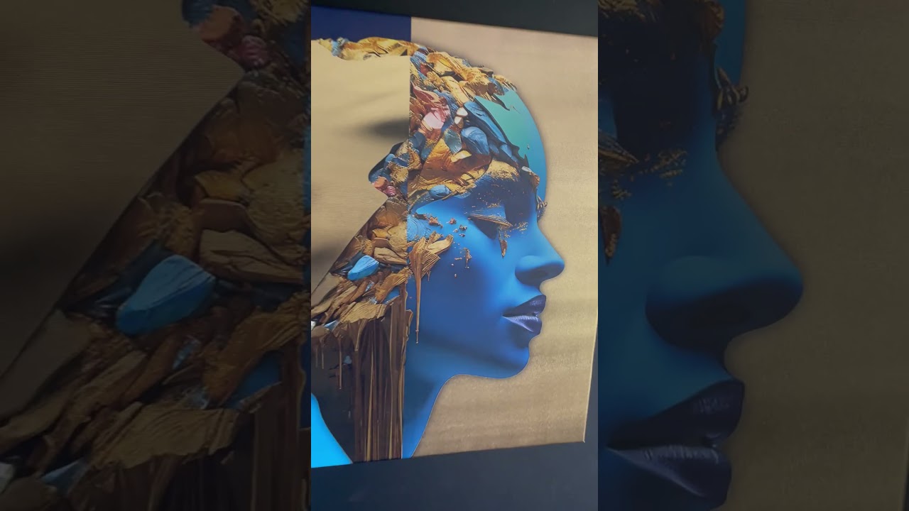 Zlatý dotyk na plátne Elegancia mramorového úsvitu | rôzne rozmery