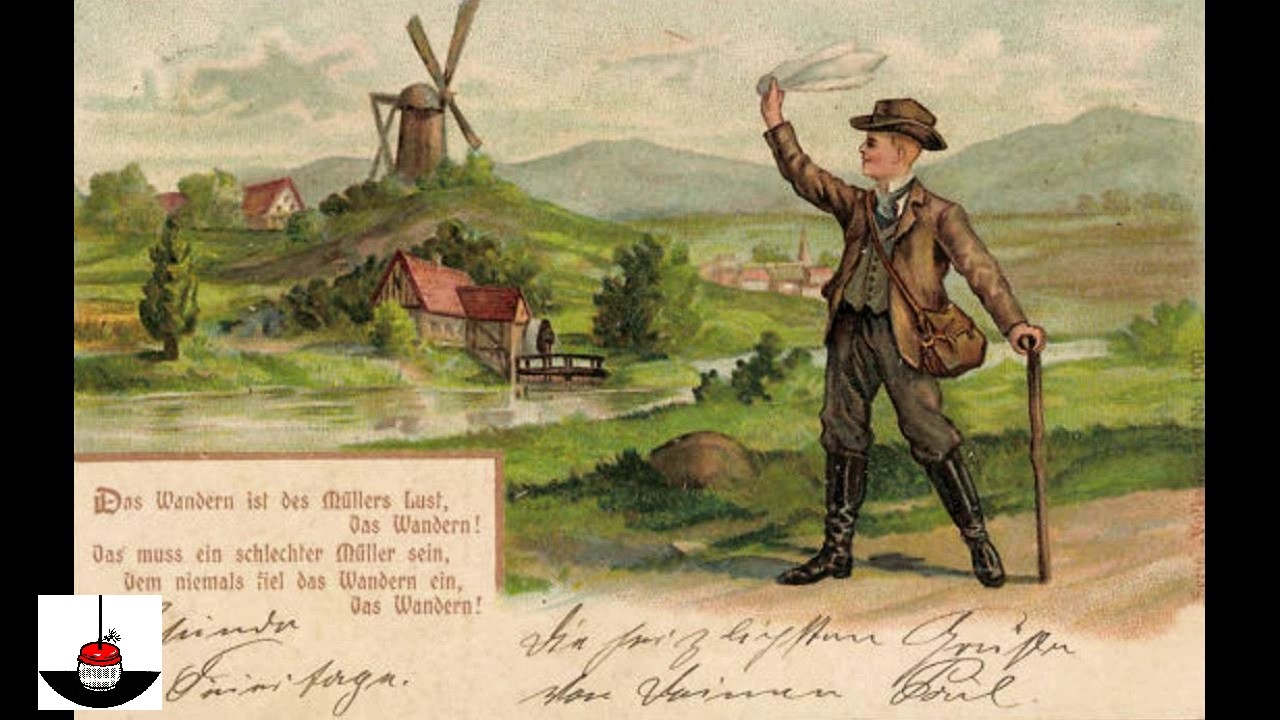 Deutsche Volkslieder (Folge 02): Das Wandern ist des Müllers Lust (mit Notentext)