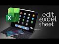 How to Edit Excel Sheet in iPad (tutorial)