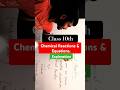 Chemical Reactions And Equations | Chemical Reaction | Class 10 Science | Acid Academy #shorts #10th