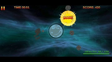 Planet Defense - free 2D physics arcade game - first Gameplay
